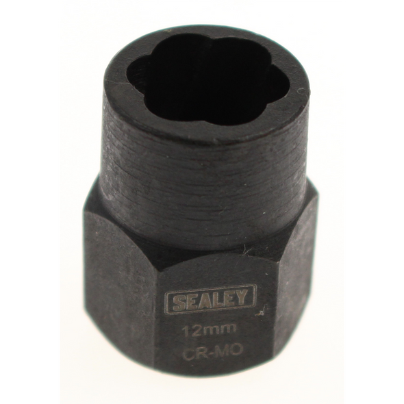 Sealey Bolt extractor 3/8"sq dr 12mm 'spanner type'