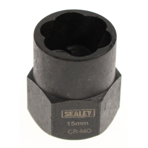 Sealey Bolt extractor 3/8"sq dr 15mm 'spanner type'