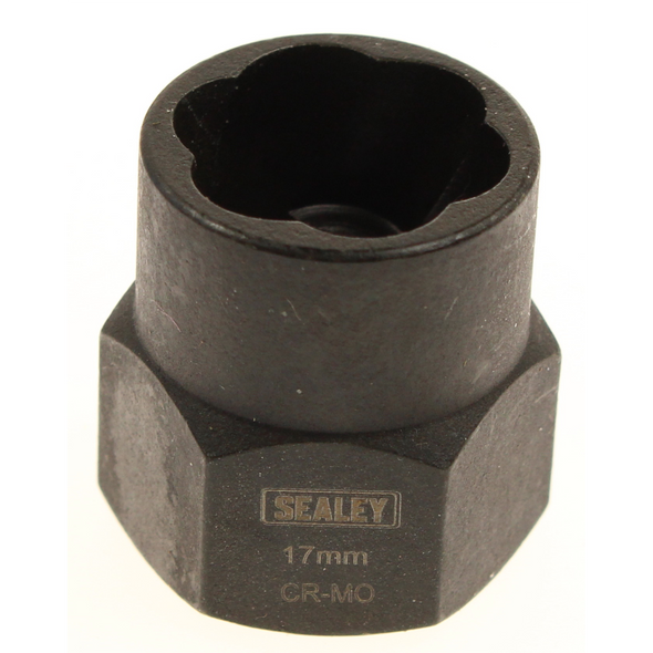Sealey Bolt extractor 3/8"sq dr 17mm 'spanner type'