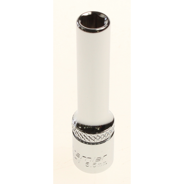 Sealey Deep socket 1/4" dr. 5.5mm 6pt (mirror/knurl)
