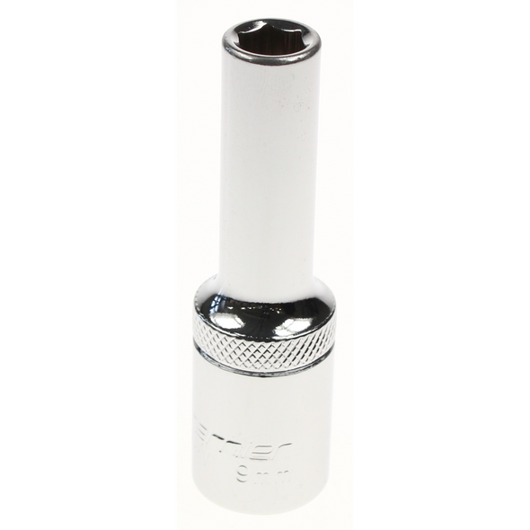 Sealey Socket 1/2"dr 9mm 'deep' (6pt)
