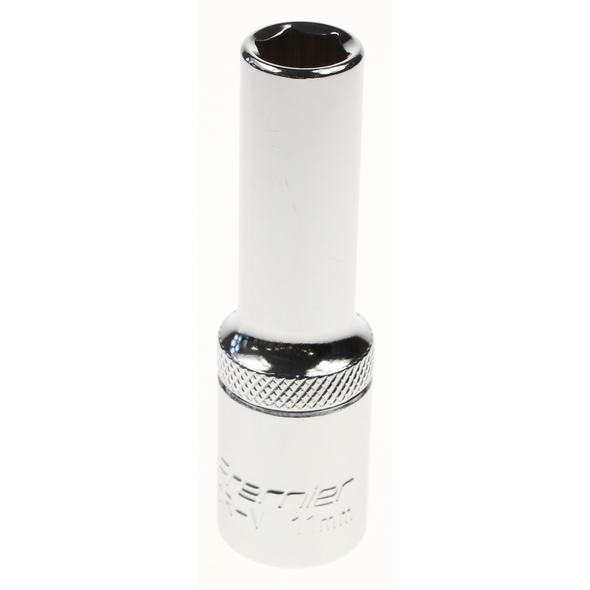 Sealey Socket 1/2"dr 11mm 'deep' (6pt)