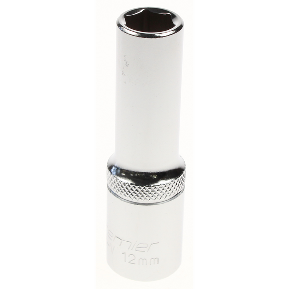 Sealey Socket 1/2"dr 12mm 'deep' (6pt)