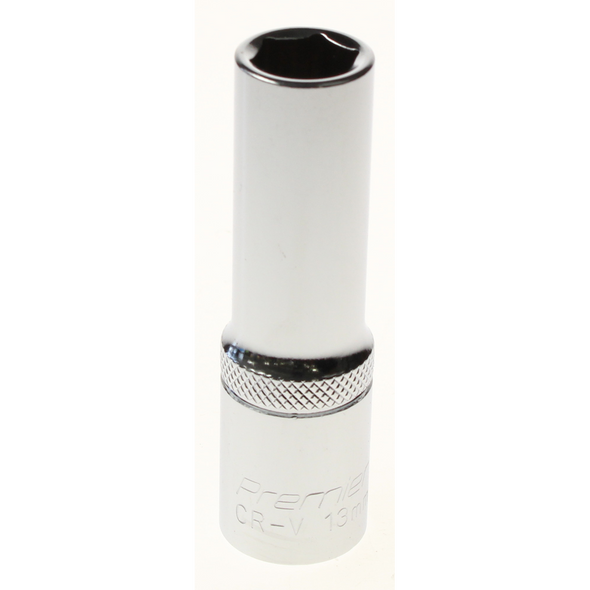 Sealey Socket 1/2"dr 13mm 'deep' (6pt)
