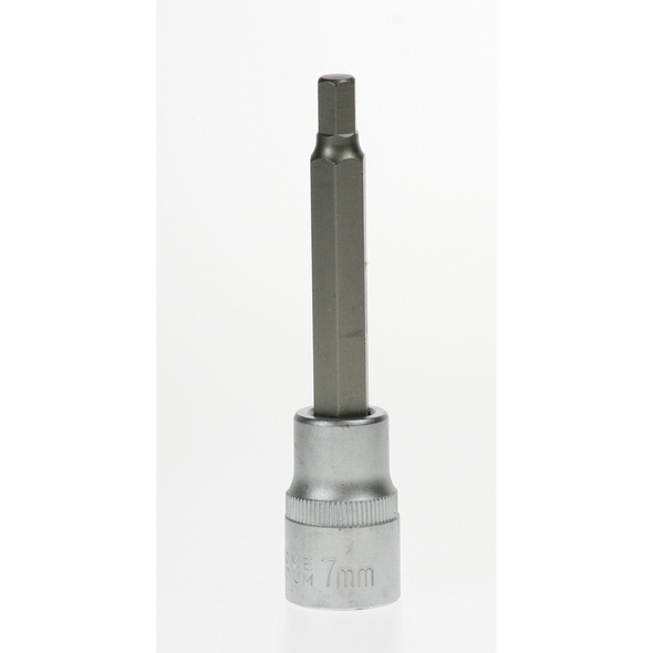 Sealey Hex socket bit 1/2d 7mm (110mm long)