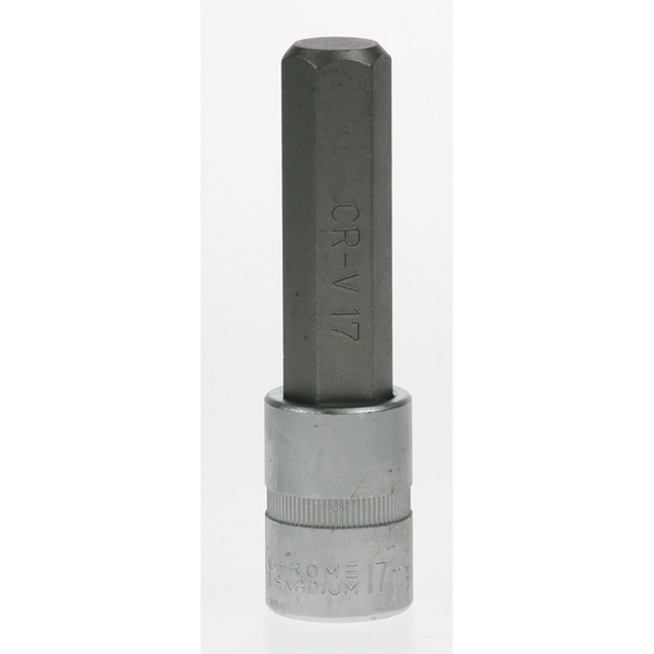 Sealey Hex socket bit 1/2d 17mm (110mm long)