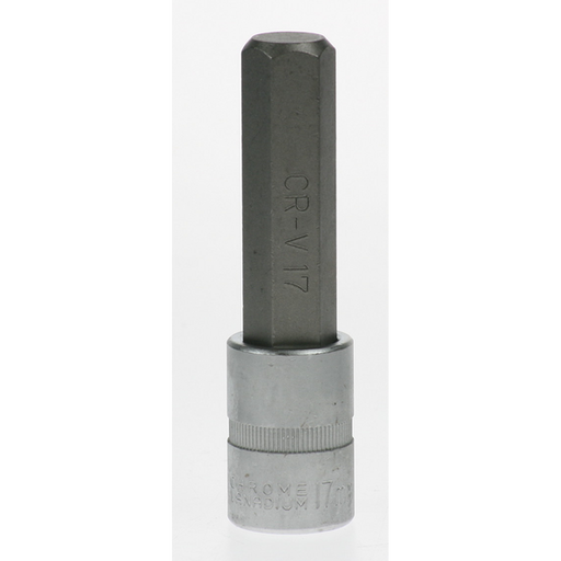 Sealey Hex socket bit 1/2d 17mm (110mm long)