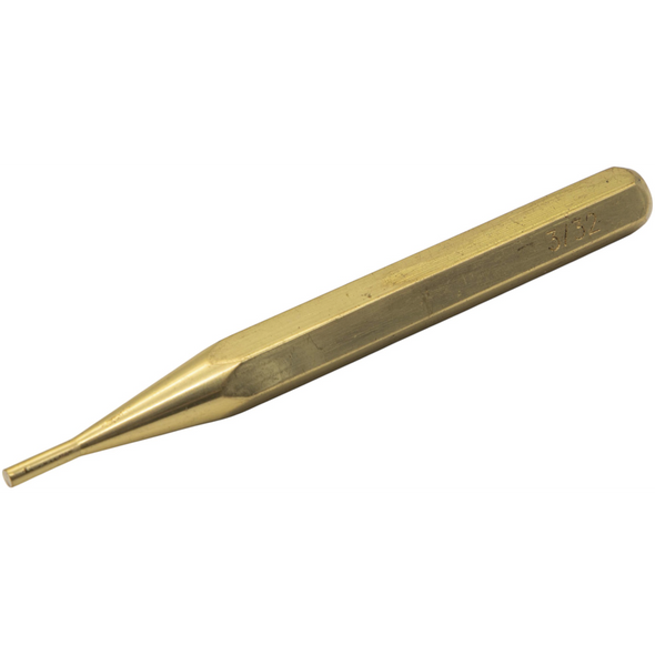 Sealey Brass Pin Punch 3/32" (2.4mm)