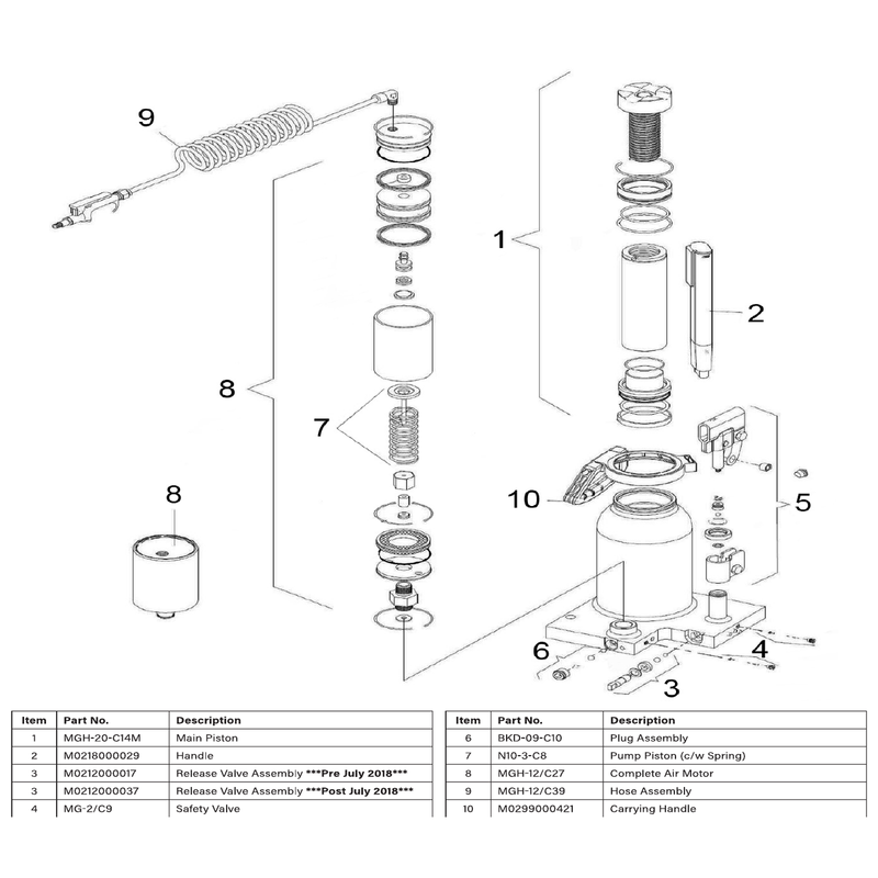 Sealey Main piston (for am20.v3)