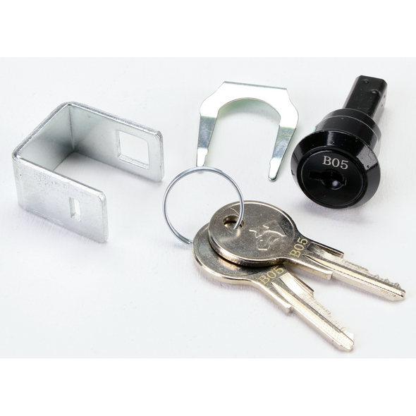 Sealey Lock & Key Set (Black)