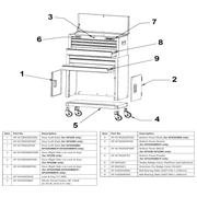 Sealey Ball Bearing Slide (2027-230 L=230mm)