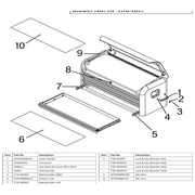 Sealey Top liner(955 x 422mm)