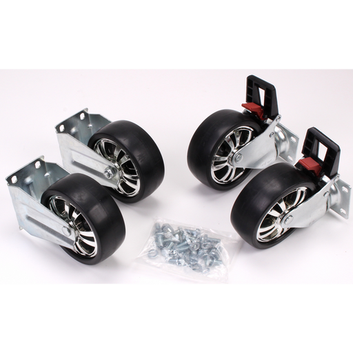 Sealey Wheel Kit (2x Swivel Braked, 2x Fixed)