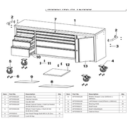 Sealey Shelf 430x400x25