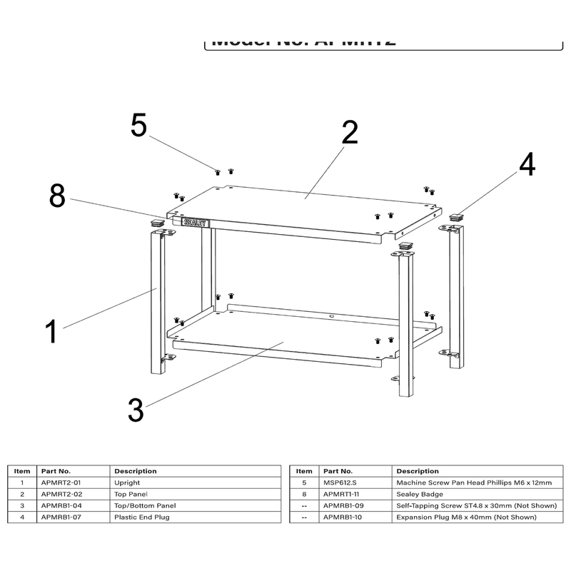 Sealey Top Panel