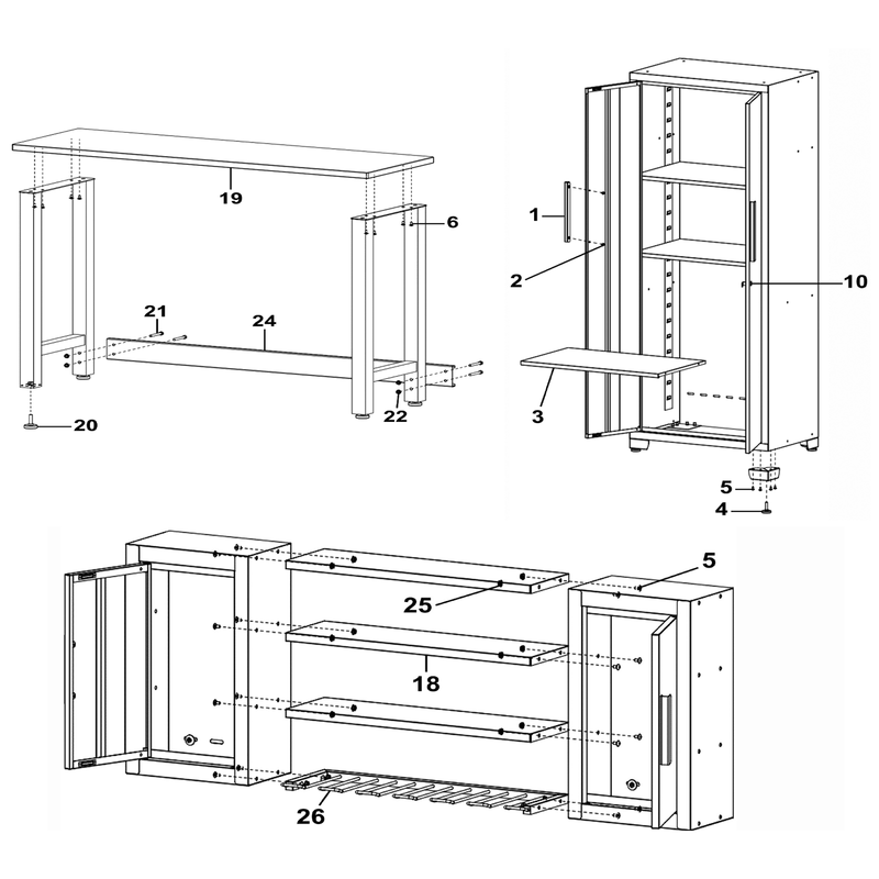 Sealey Handle Harware Pack