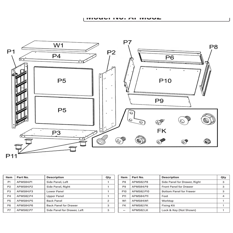 Sealey Upper panel