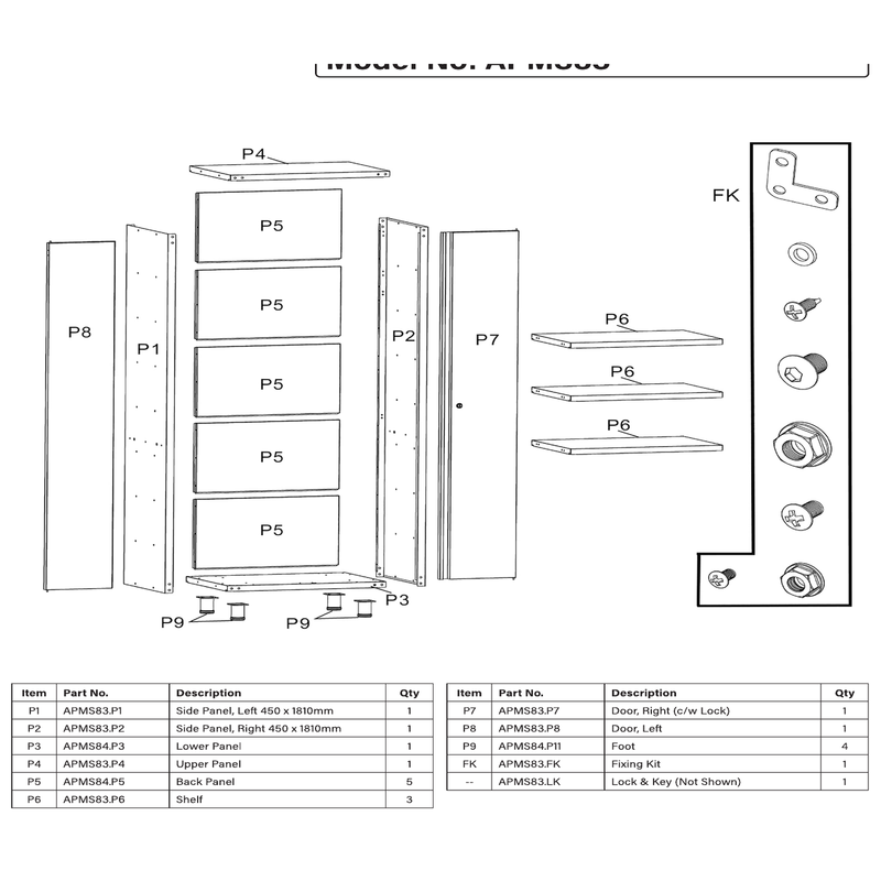 Sealey Right side panel