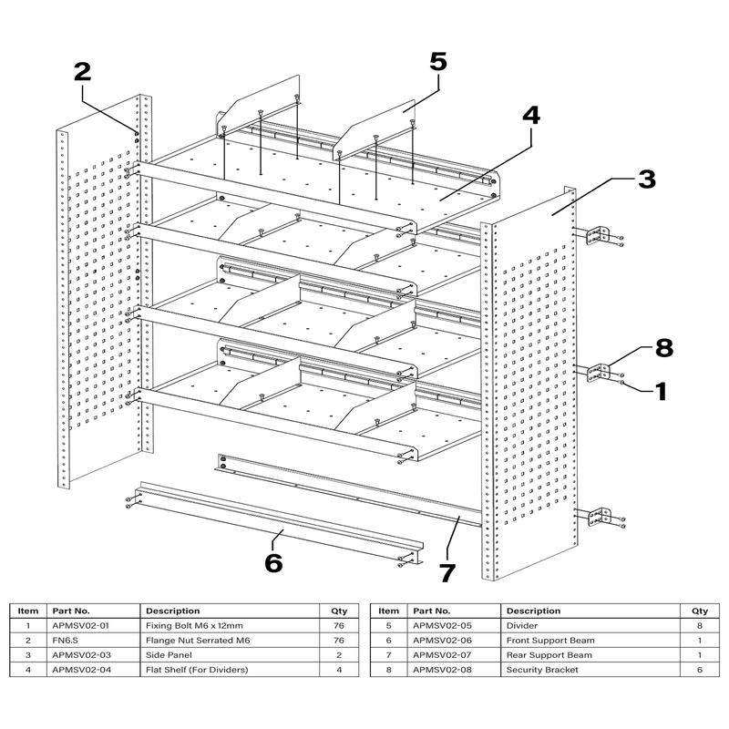 Sealey Front Support Beam