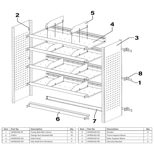 Sealey Front Support Beam