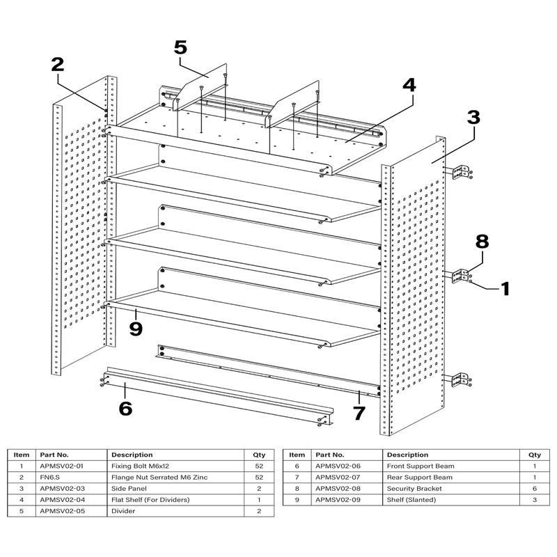 Sealey Shelf (Slanted)