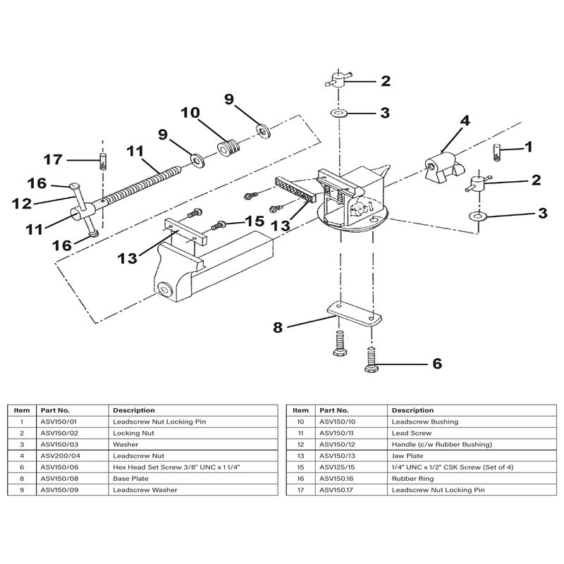 Sealey Leadscrew washer