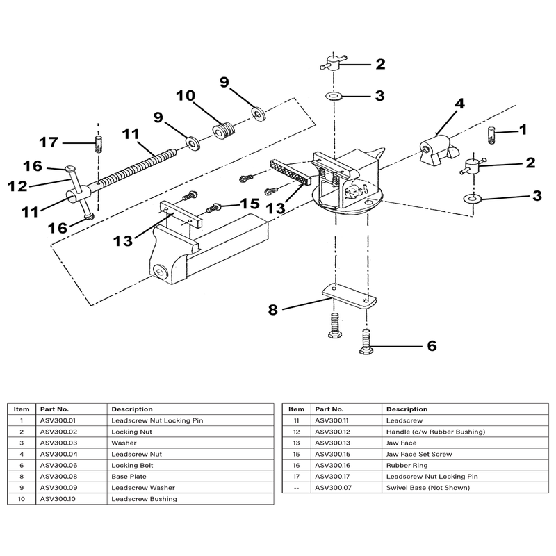 Sealey Locking bolt