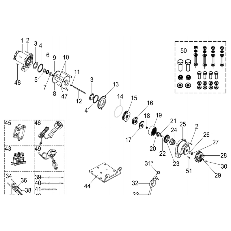 Sealey Drum assembly
