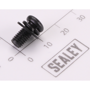 Sealey Hex bolt (c/w spring+flat washer) m5x10