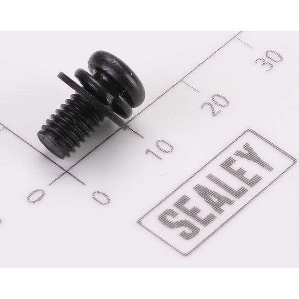 Sealey Hex bolt (c/w spring+flat washer) m5x10