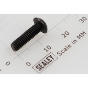Sealey Button head socket screw m4x14 black