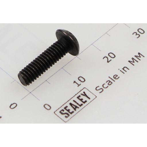 Sealey Button head socket screw m4x14 black
