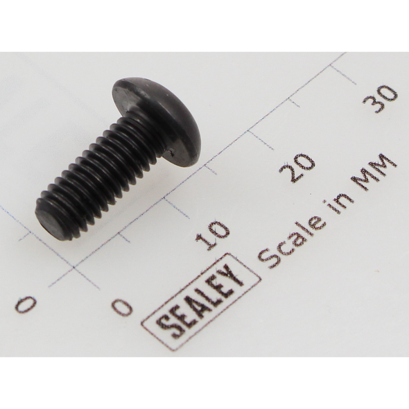 Sealey Button head socket screw m5x12 black