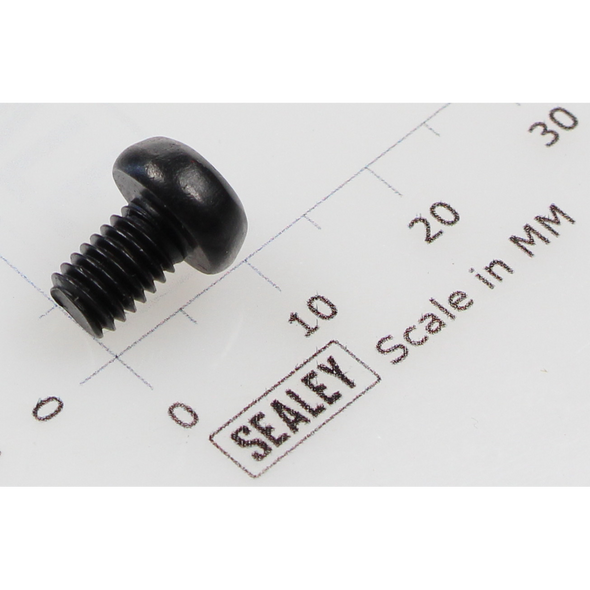 Sealey Button head socket screw m5x8 black