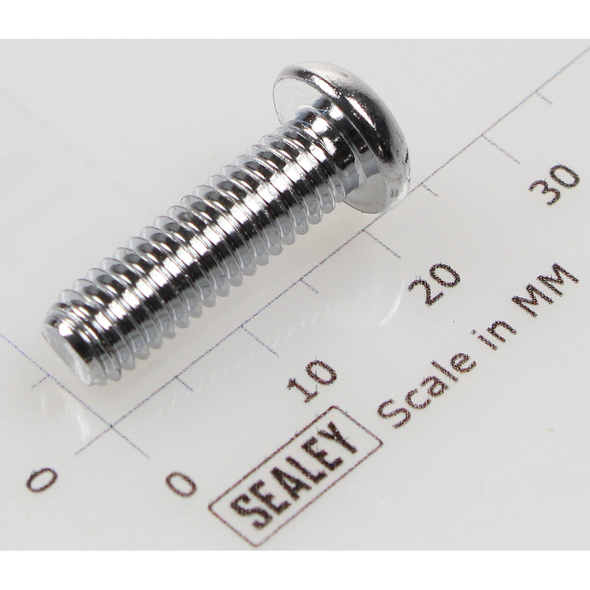 Sealey Button head socket screw m6x20 zinc