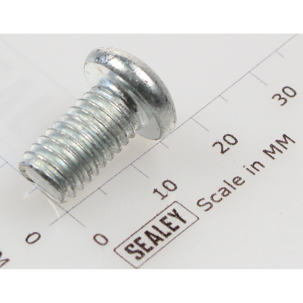 Sealey Button head socket screw m8x15 zinc