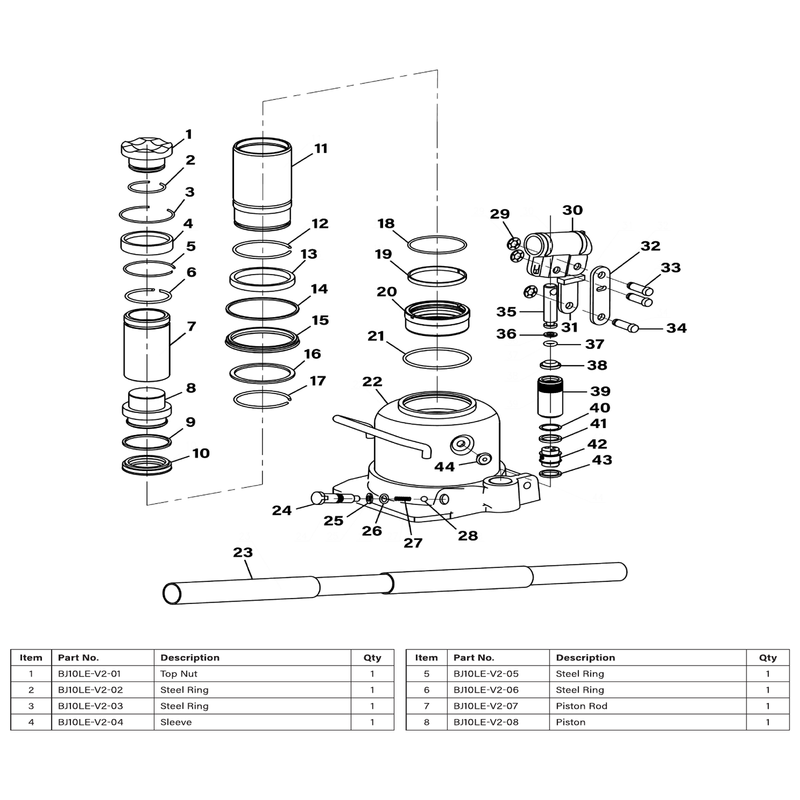 Sealey Guide Sleeve