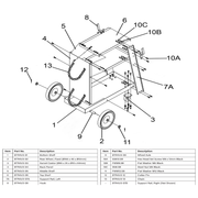 Sealey Wheel Axle