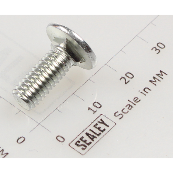 Sealey Coach bolt m6x15mm (single)