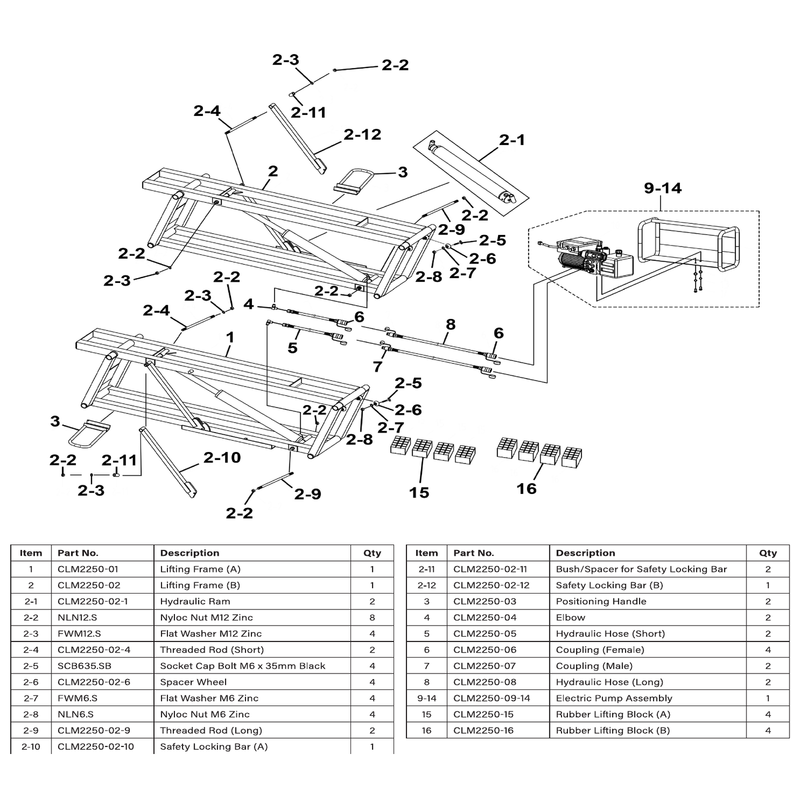 Sealey Electric Pump Assembly