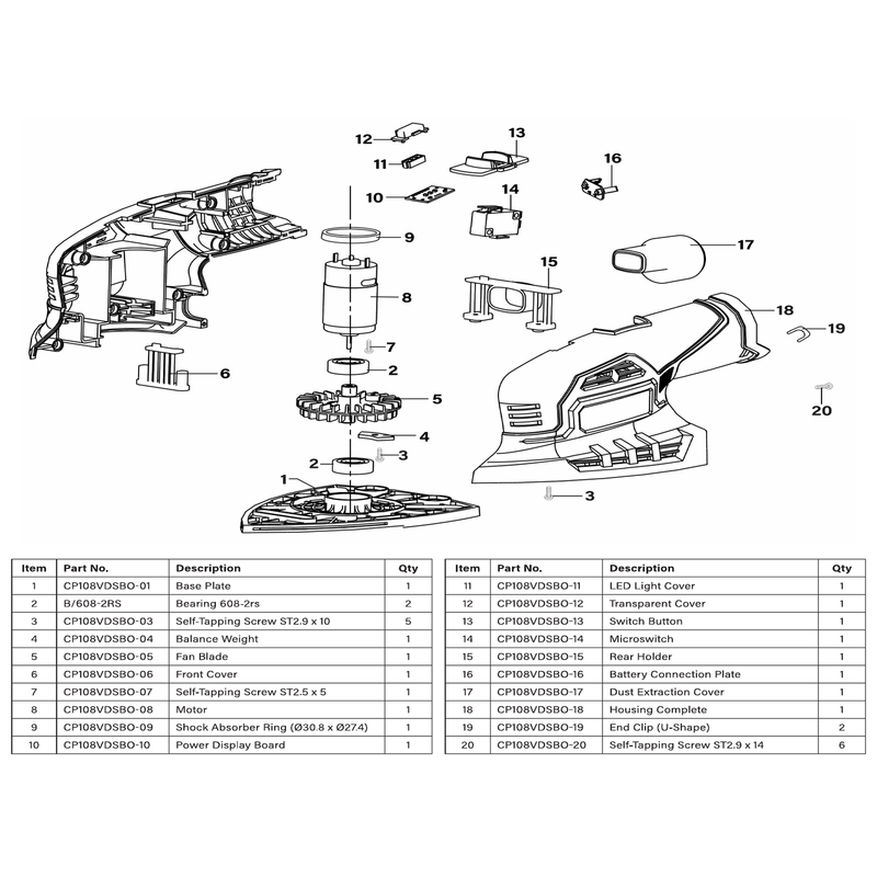 Sealey Base Plate