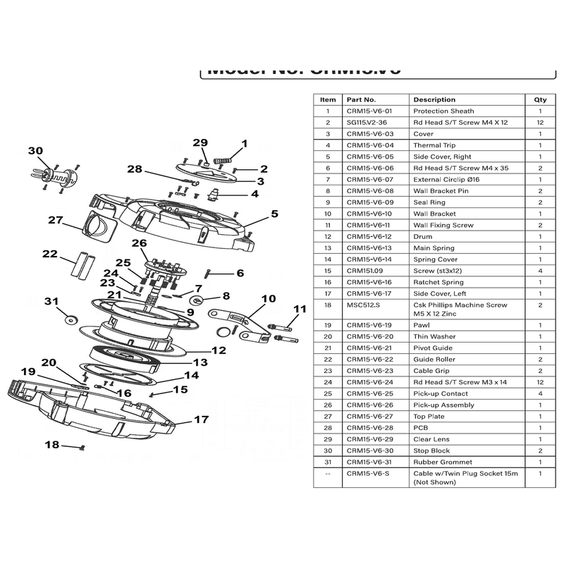 Sealey Csk phillips machine screw m5x12 (single)