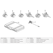 Sealey 115/120mm adaptor 'blank end'