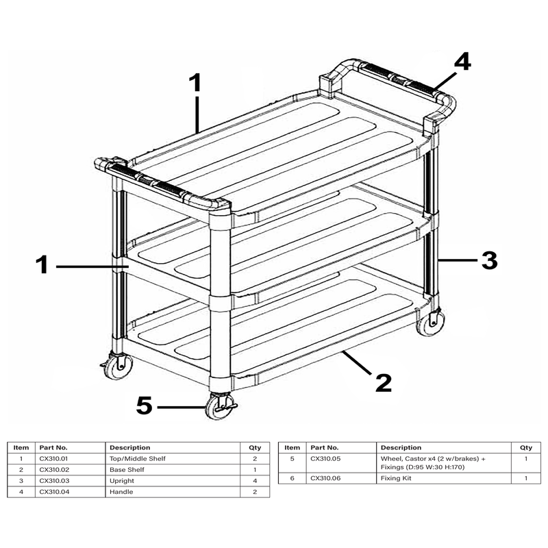 Sealey Base shelf