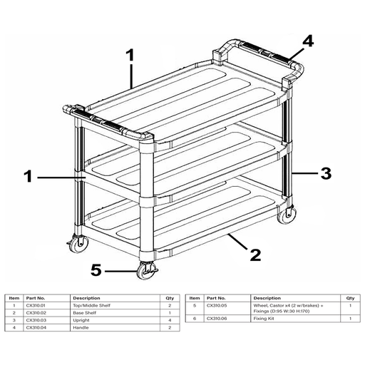 Sealey Base shelf