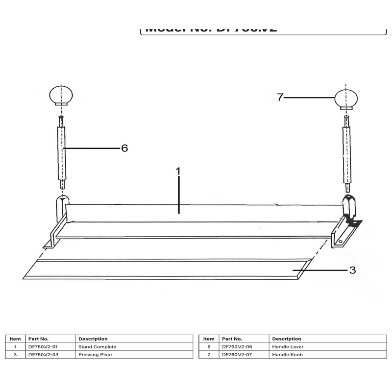 Sealey Pressing plate