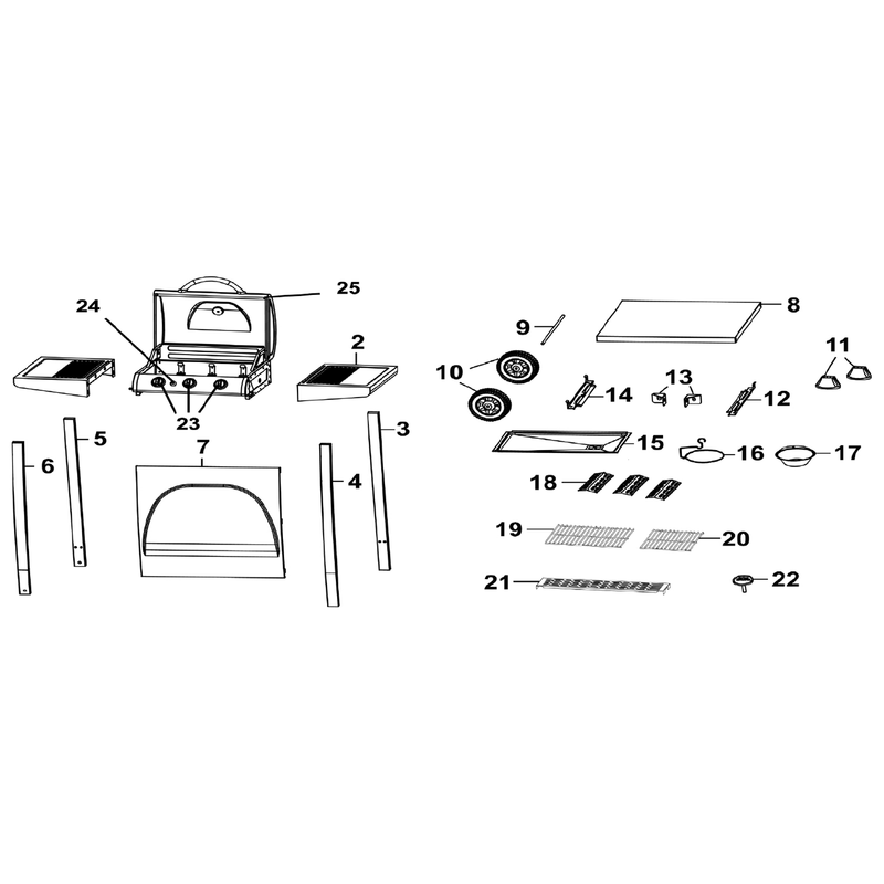 Sealey BBQ Lid (DG14)