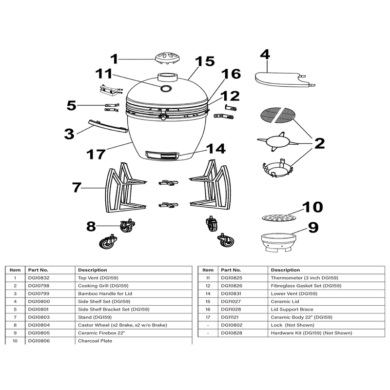 Sealey Ceramic Lid
