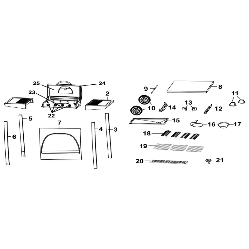Sealey BBQ Lid (DG15)