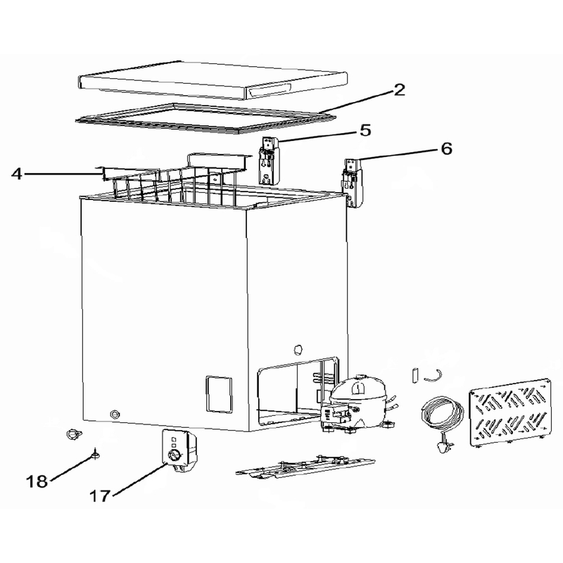 Sealey Freezer Basket